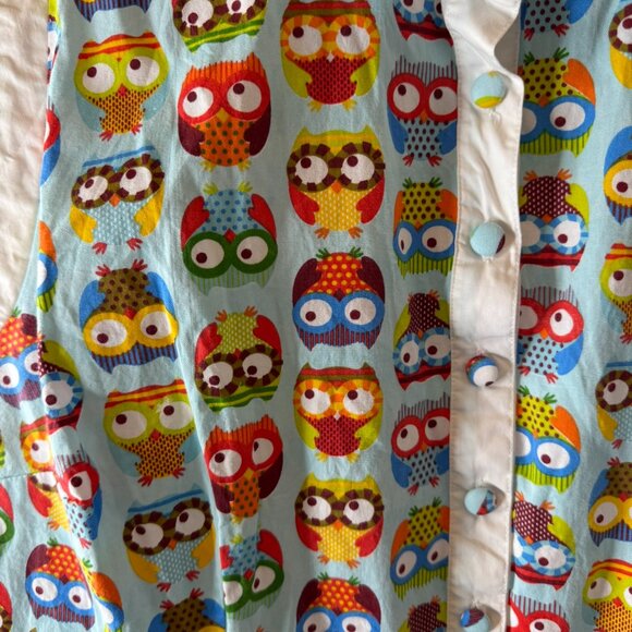 Unique Vintage Sleeveless Owl Blouse – Size 3X/20 - Picture 7 of 8